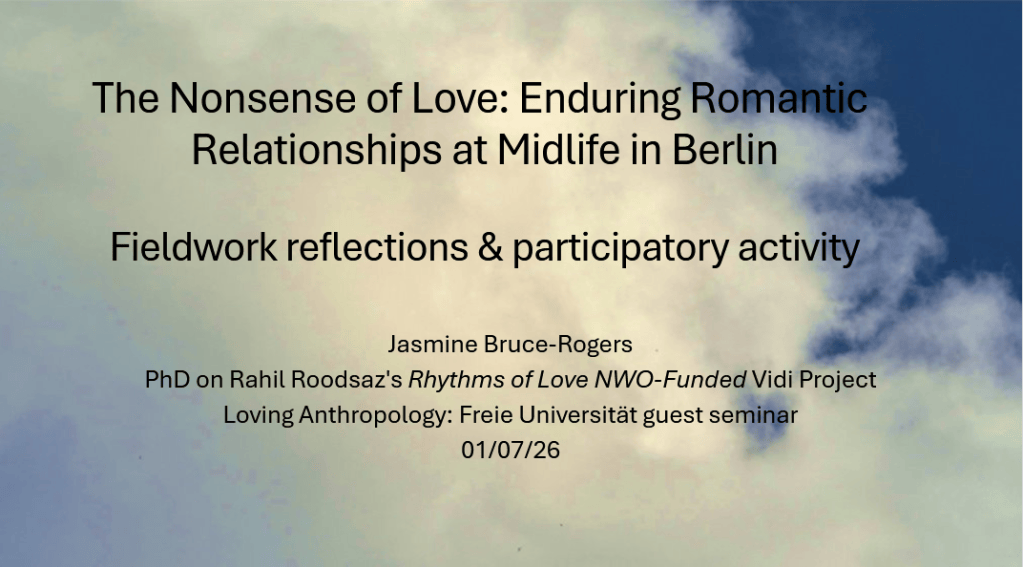 Loving Anthropology: Guest Lecture